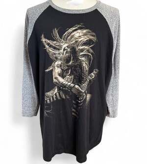 Black Label Society Zakk Wylde Forged in Iron Raglan Baseball Tee XXL